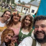 Erendis, Istel, Goldberry, Elfwyn Gilwen y Glaernil Bolger en el picnic hobbit